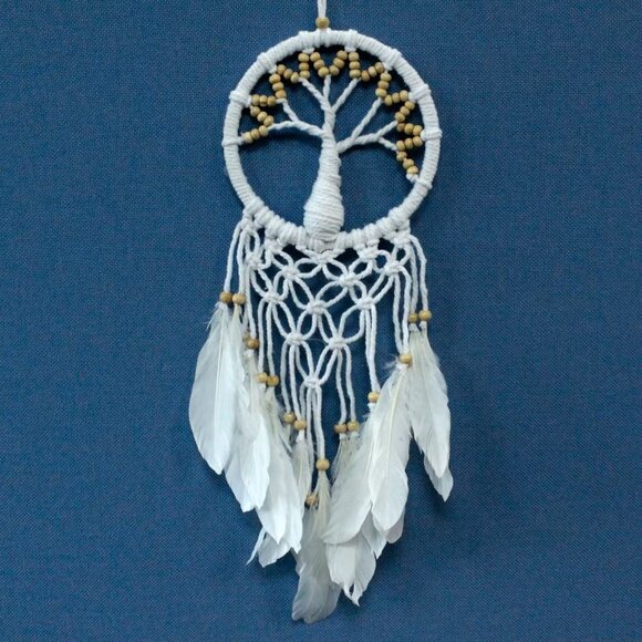 Tree of Life Dreamcatcher - Pure & Natural 16cm - Picture 1 of 1